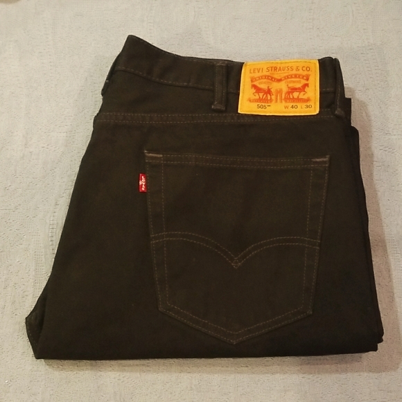 LEVI Black 505 size 40 x 30  for Men - Picture 1 of 3